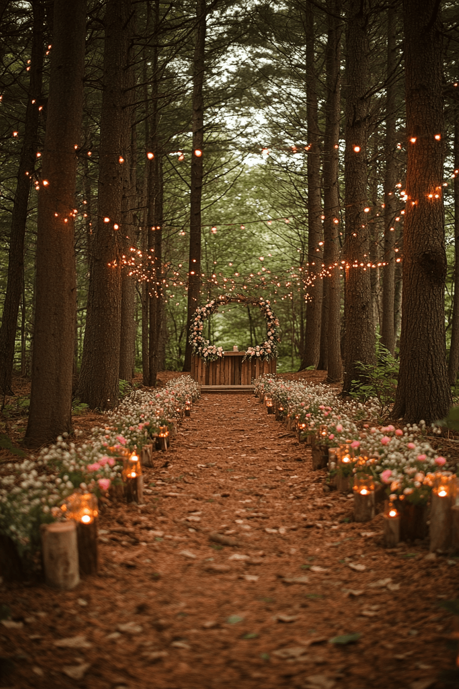 moody romantic wedding decor