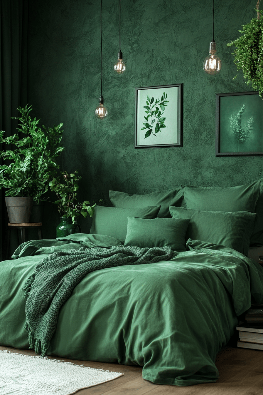 moody bedroom