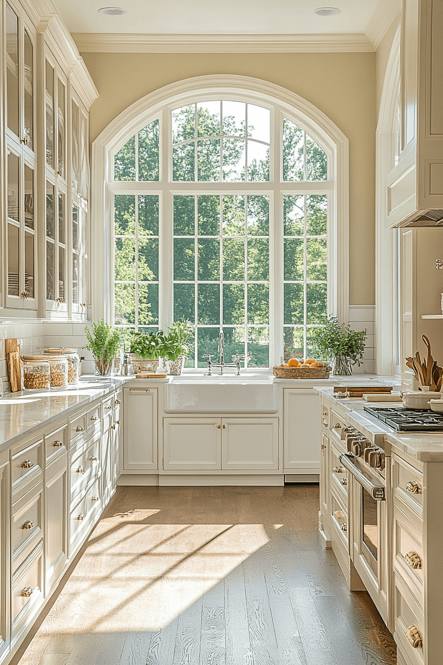 neoclassical kitchen