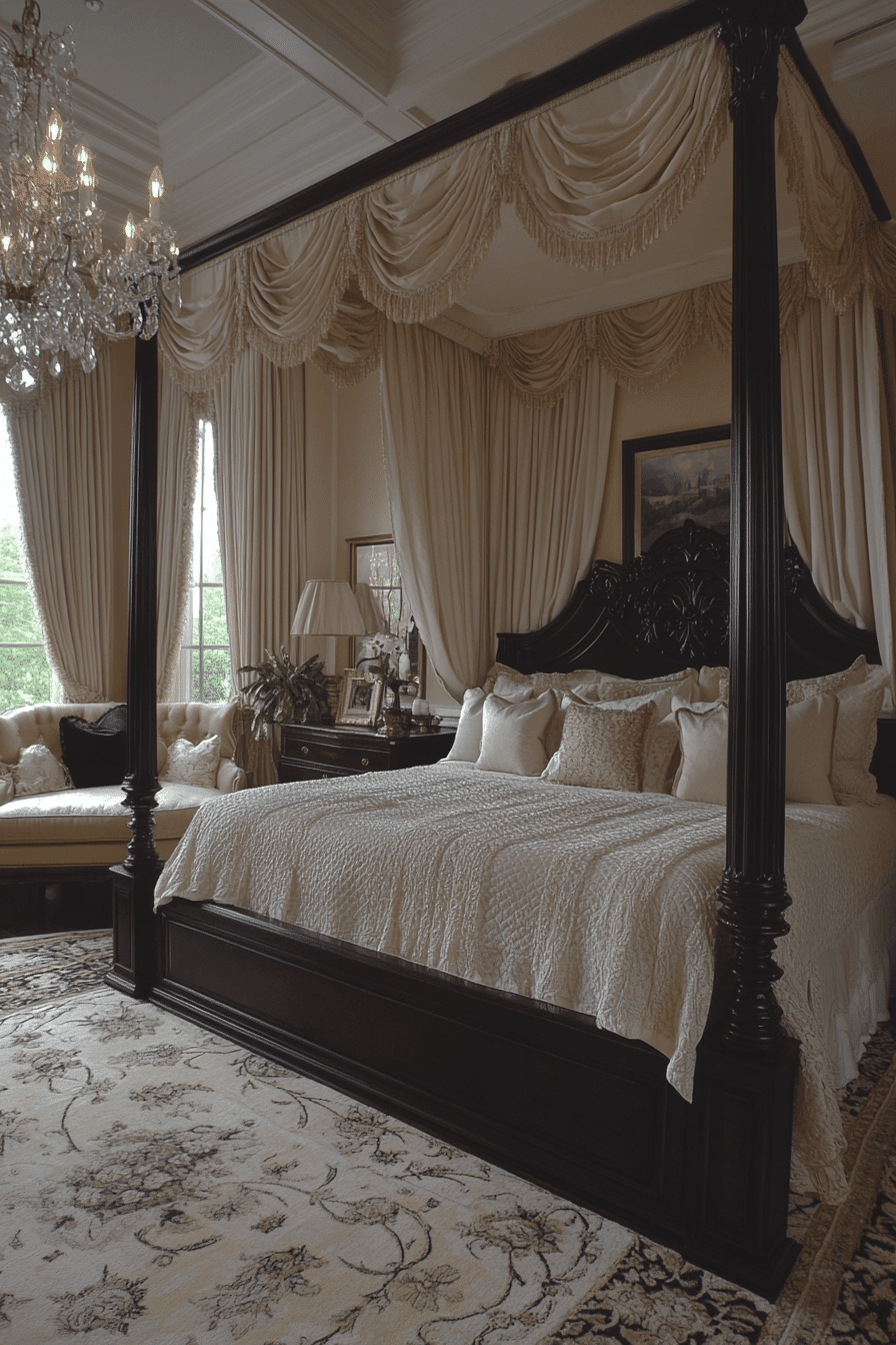 neoclassical bedroom