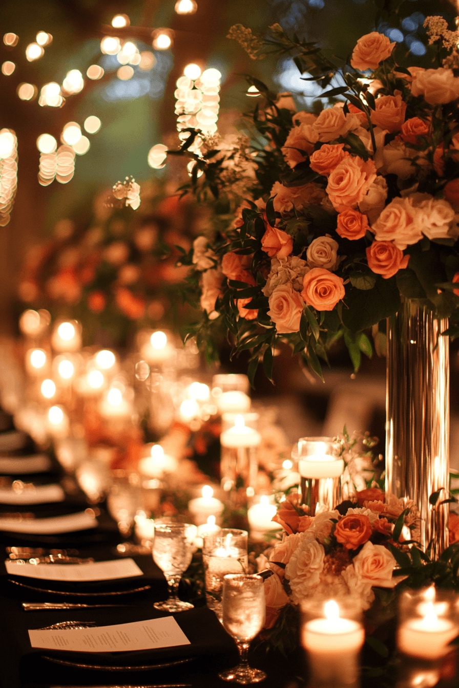 moody romantic wedding decor