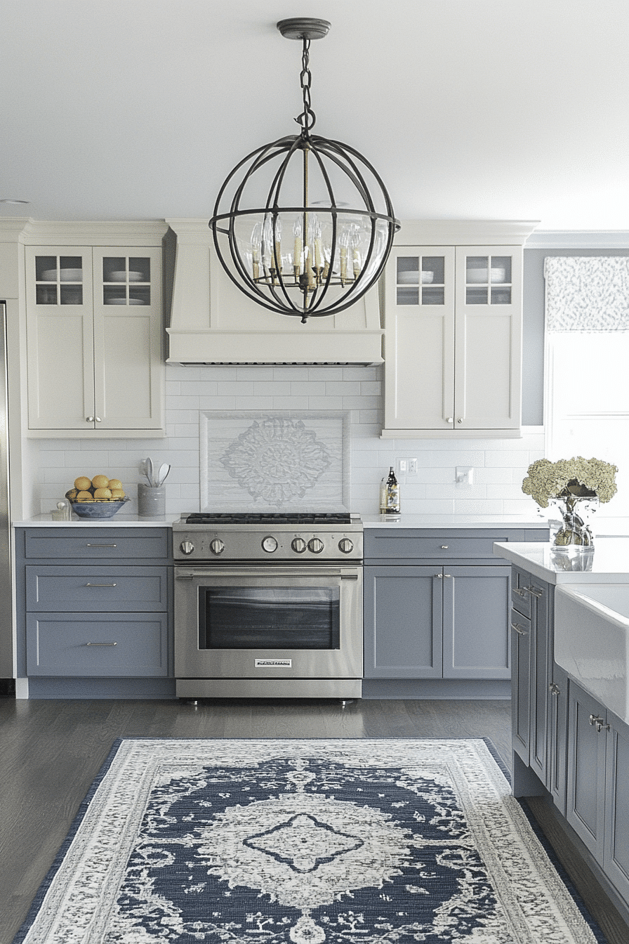grey kitchen cabinets