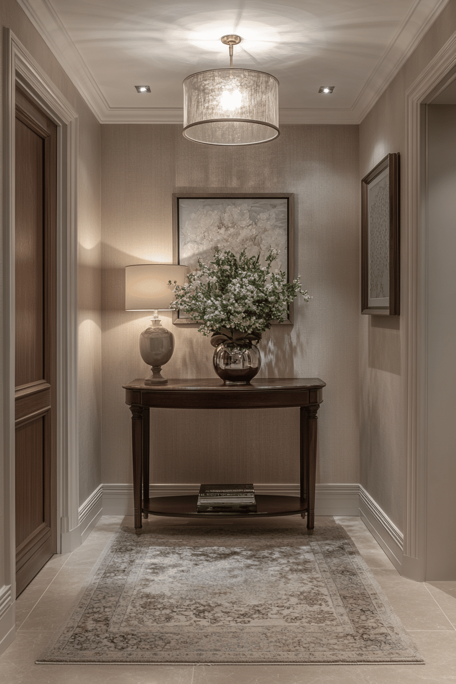 Small apartment entrance