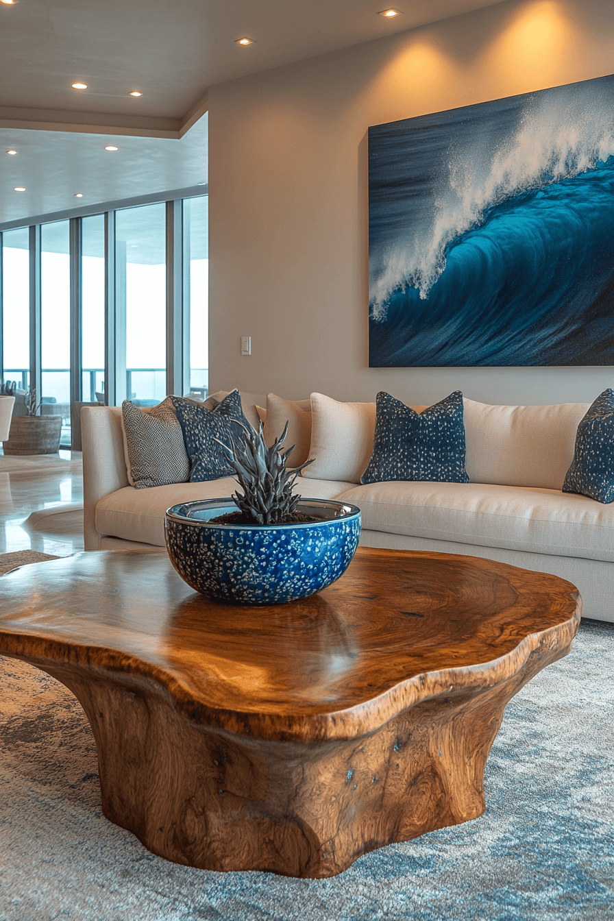 tropical living room