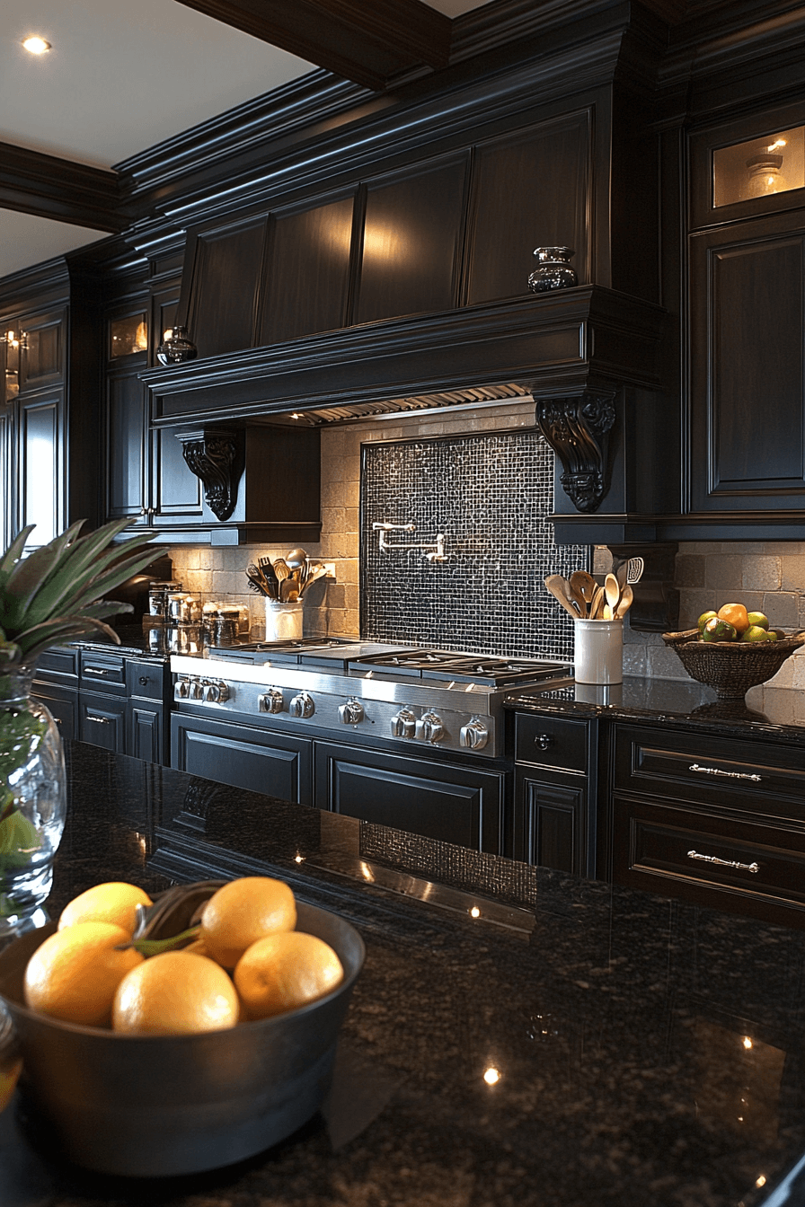 neoclassical kitchen