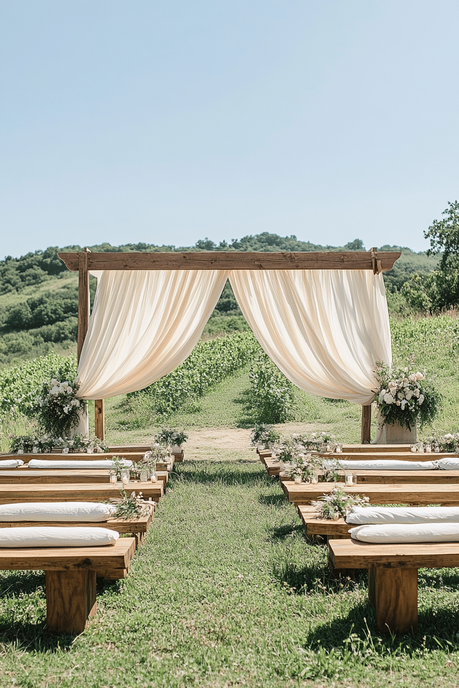 boho rustic wedding decor