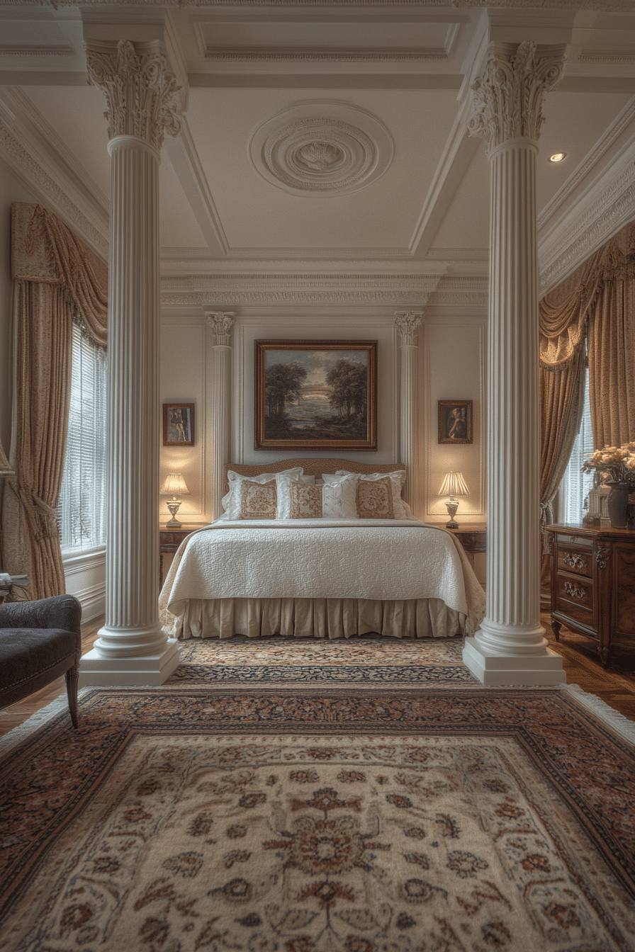 Luxury bedroom master