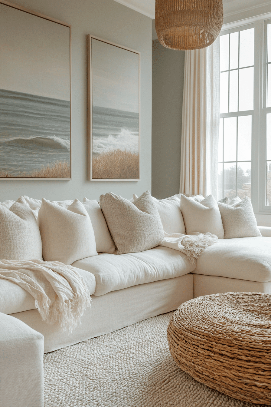 tropical living room