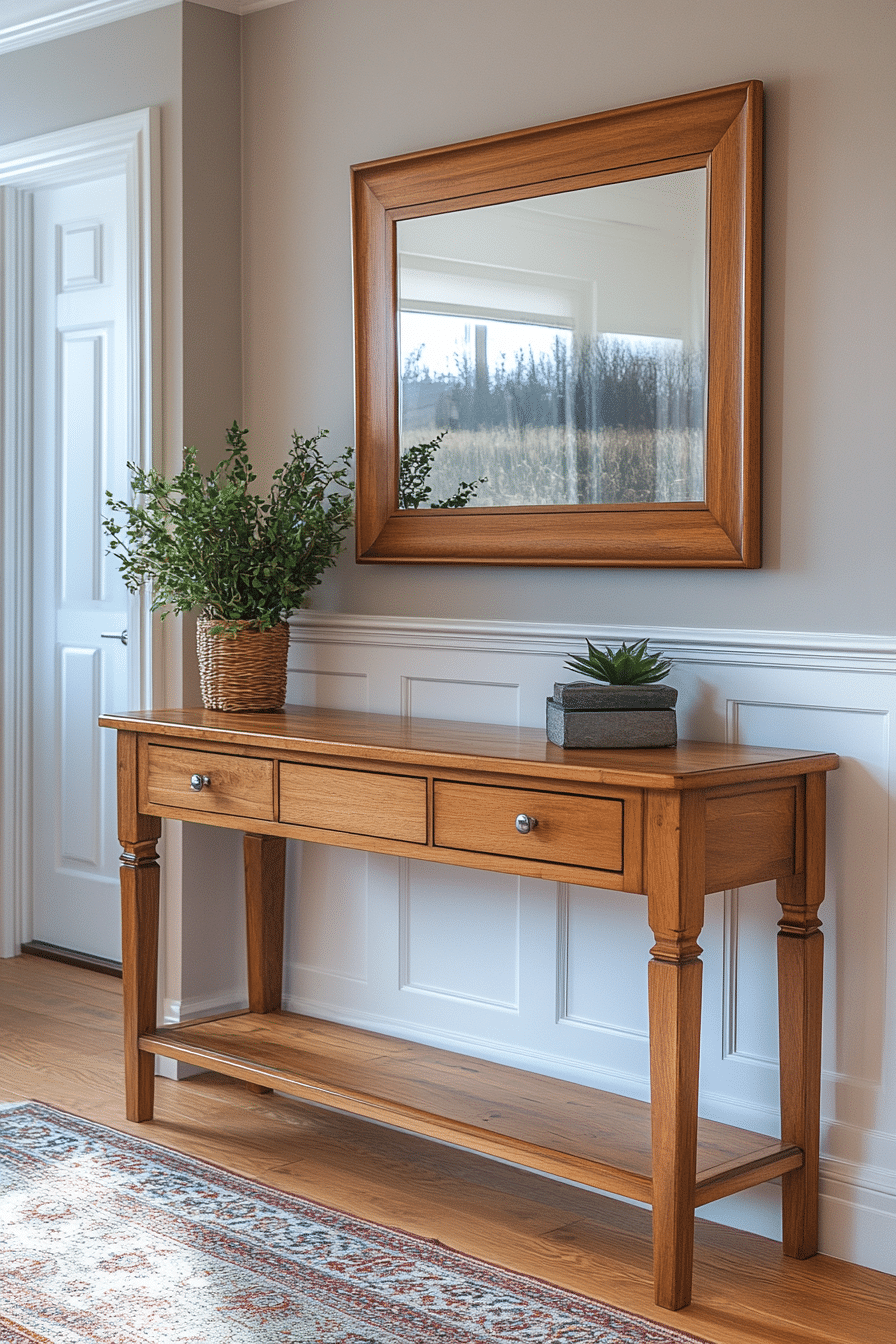 Small apartment entrance