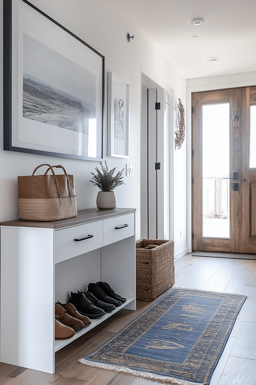 Small apartment entrance