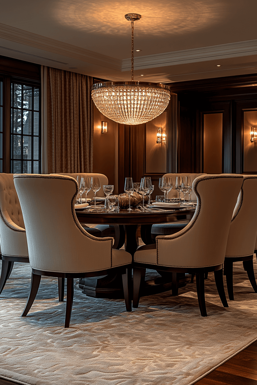 modern vintage dining room