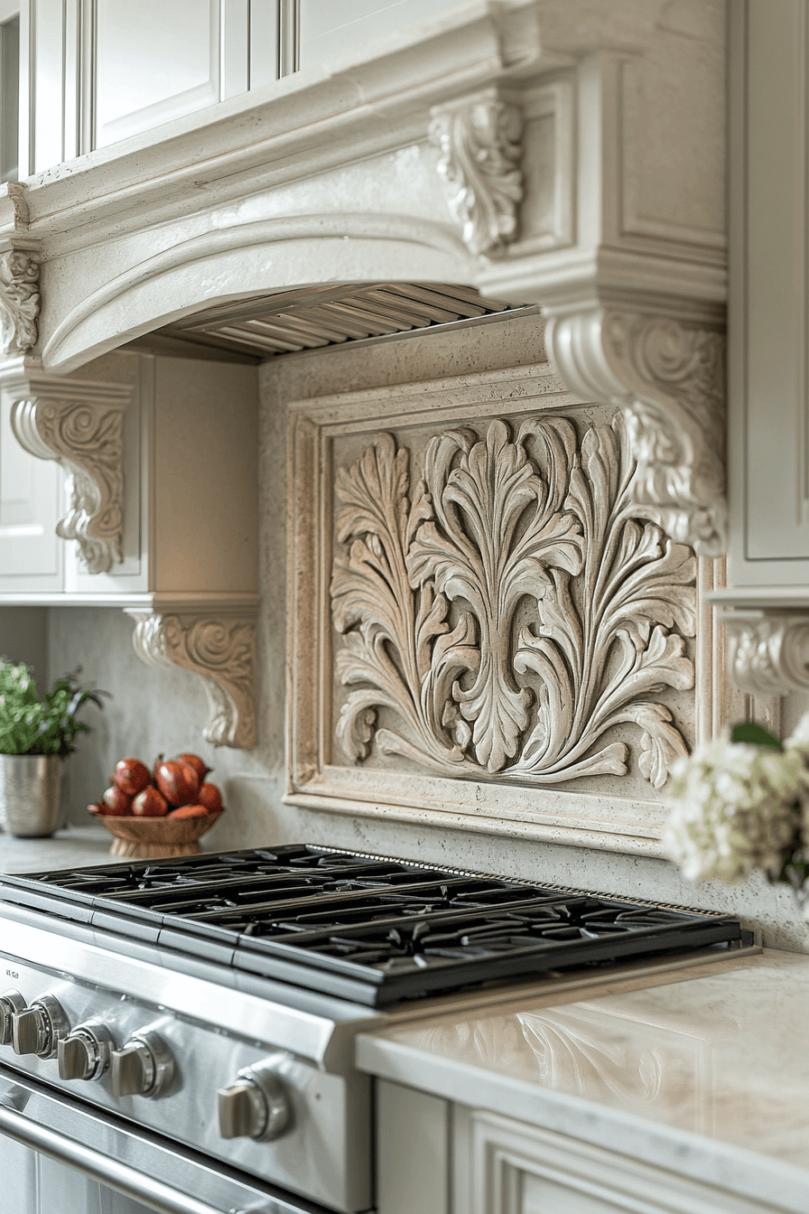 neoclassical kitchen