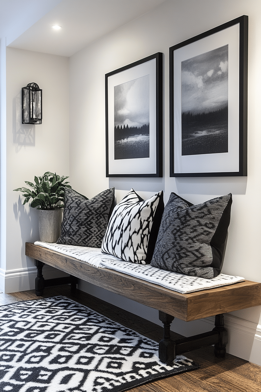 Small apartment entrance