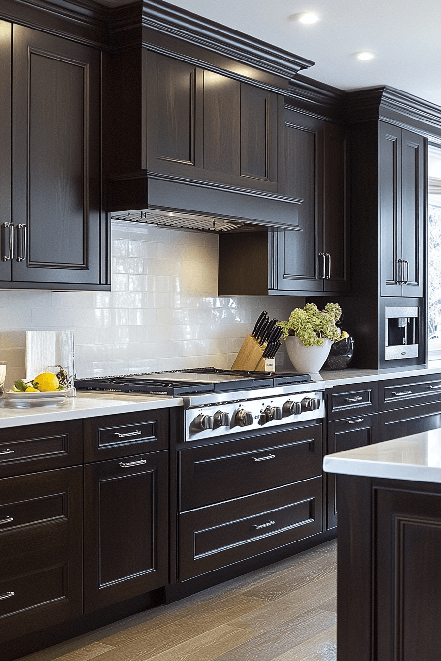 dark kitchen aesthetic