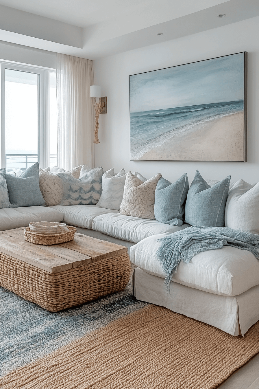 tropical living room