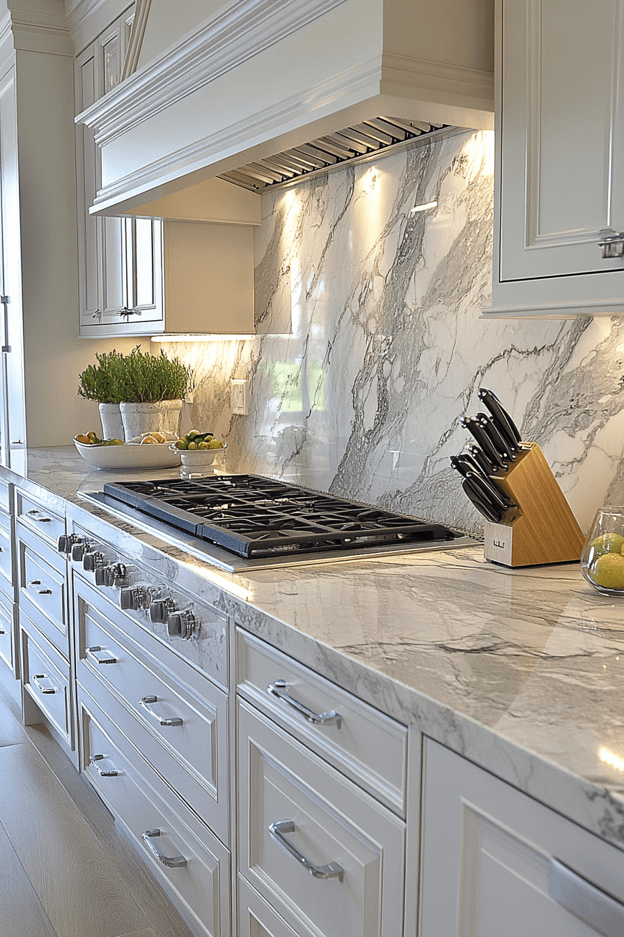 neoclassical kitchen