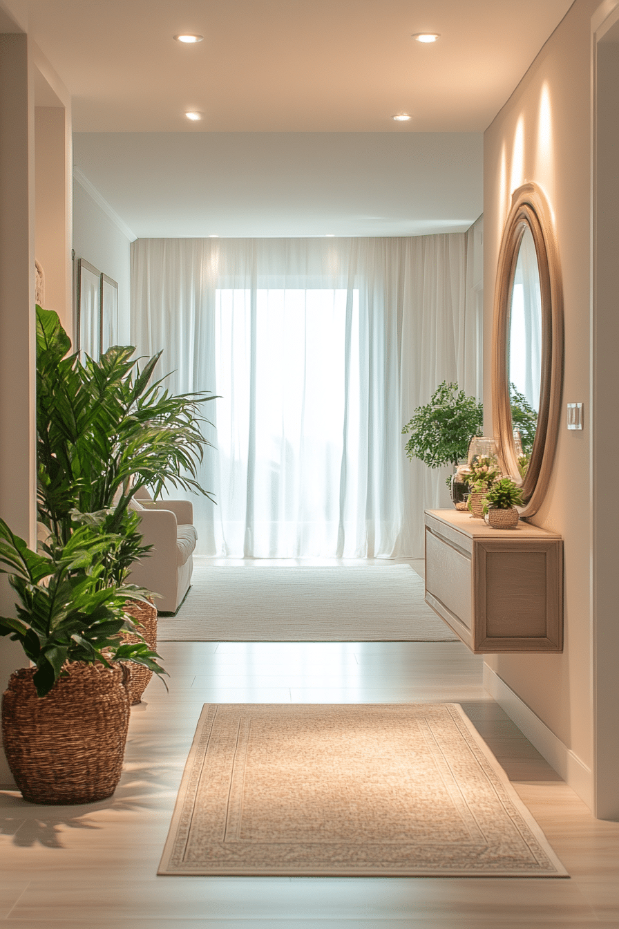 Small apartment entrance