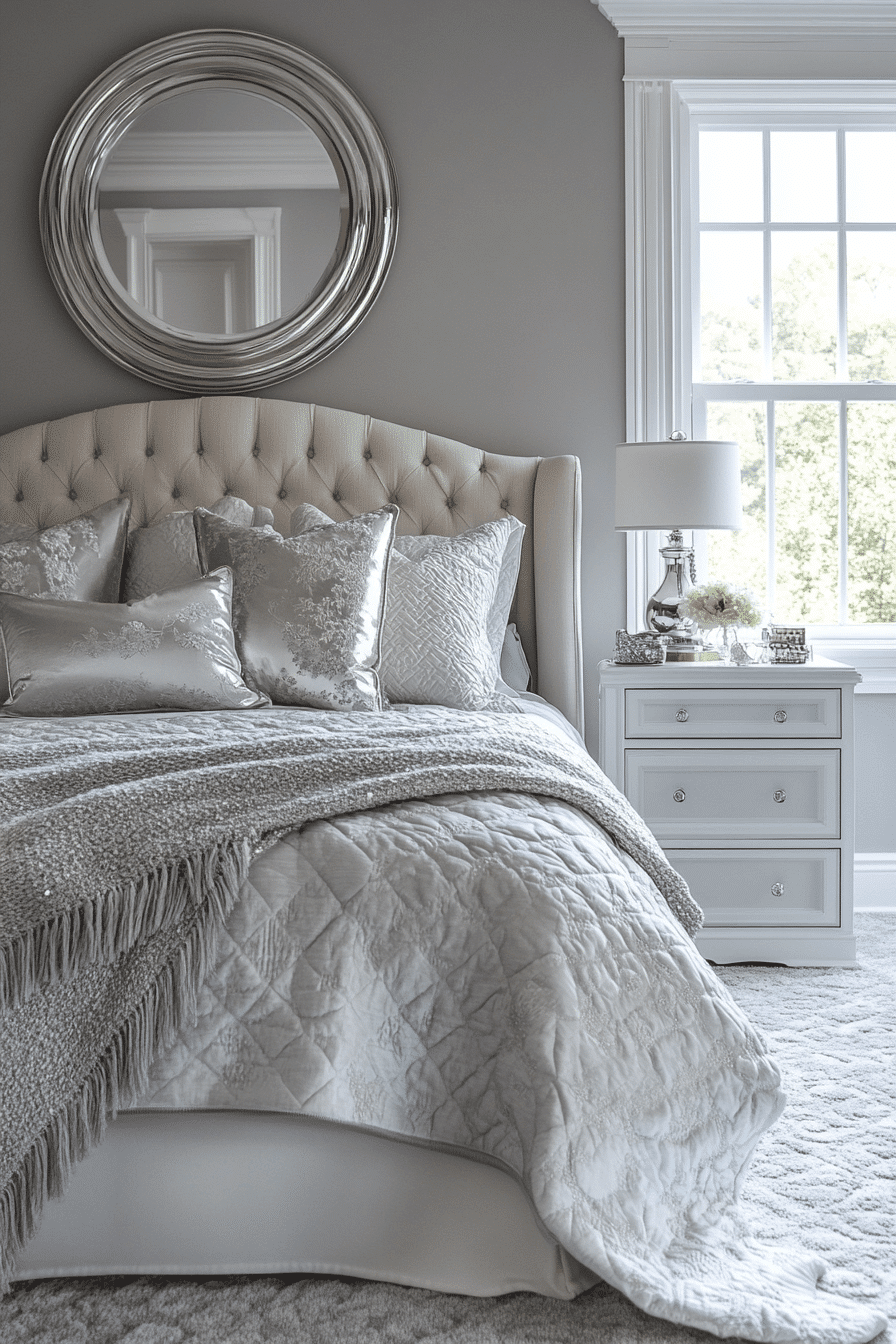 neoclassical bedroom