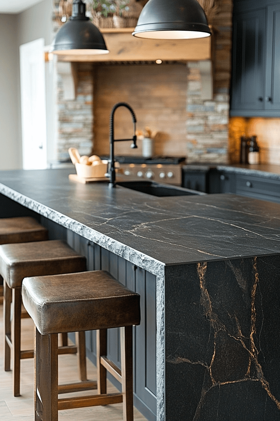 moody cottage kitchen