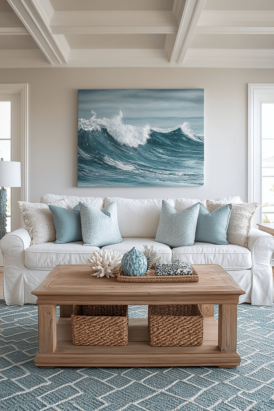 tropical living room