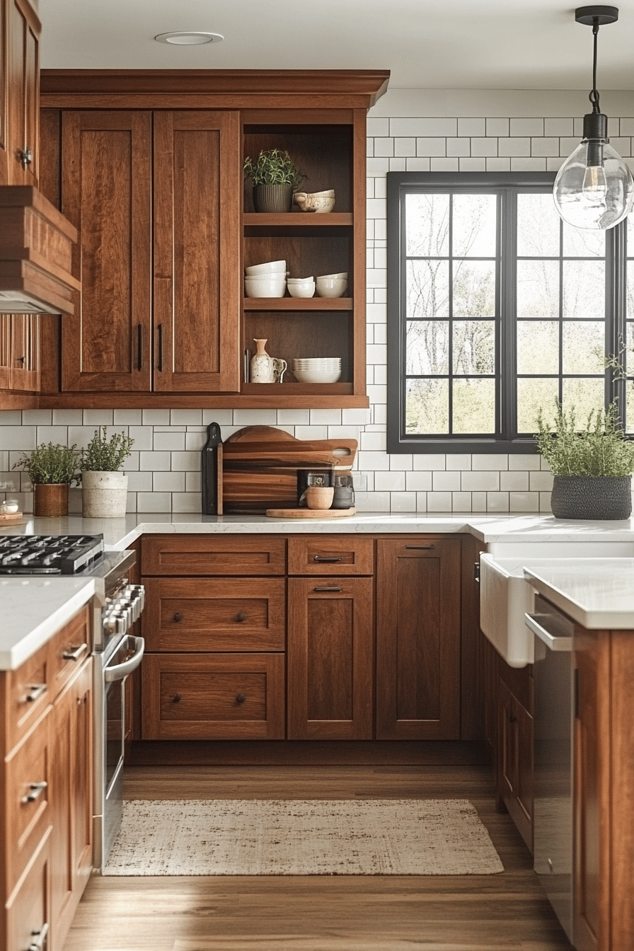 moody farmhouse kitchen