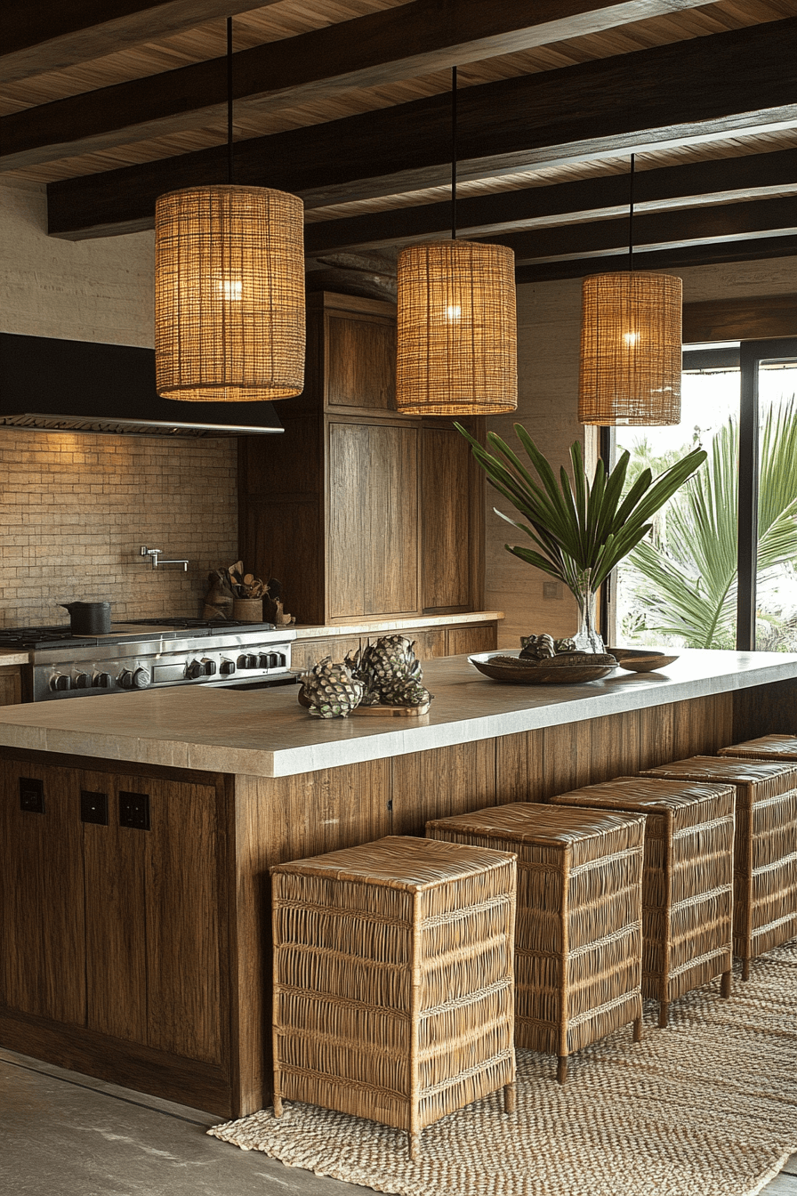 tropical kitchen design