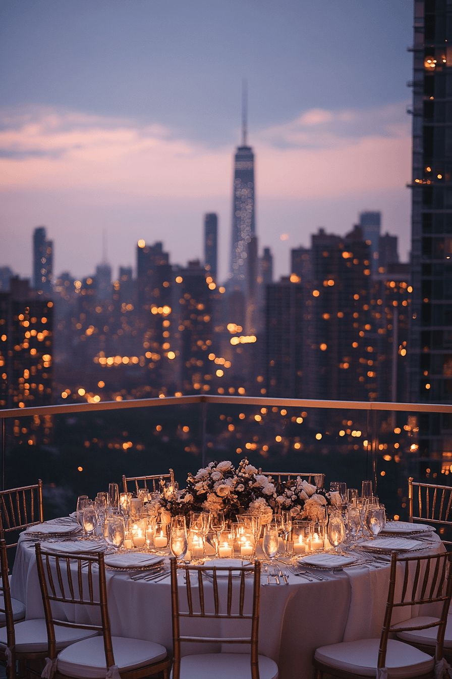 moody romantic wedding decor