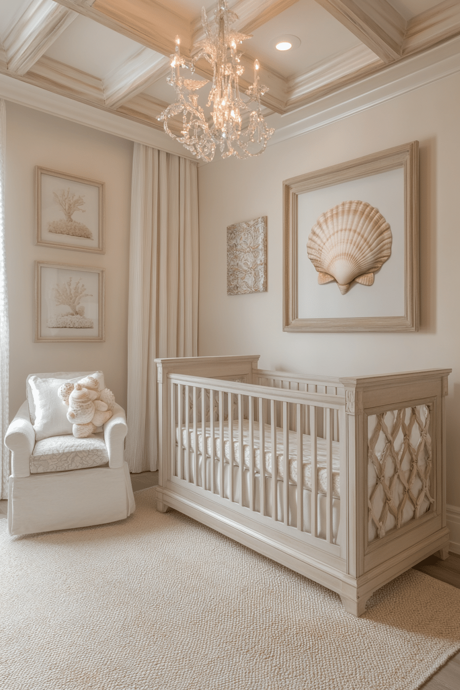 Sea Shell Room 29 Coastal Baby Room Ideas To Bring The Beachy Vibes To Your Baby’s ...