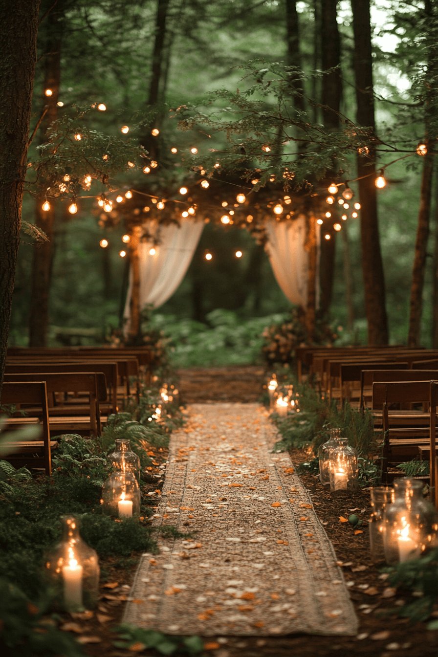 moody romantic wedding decor