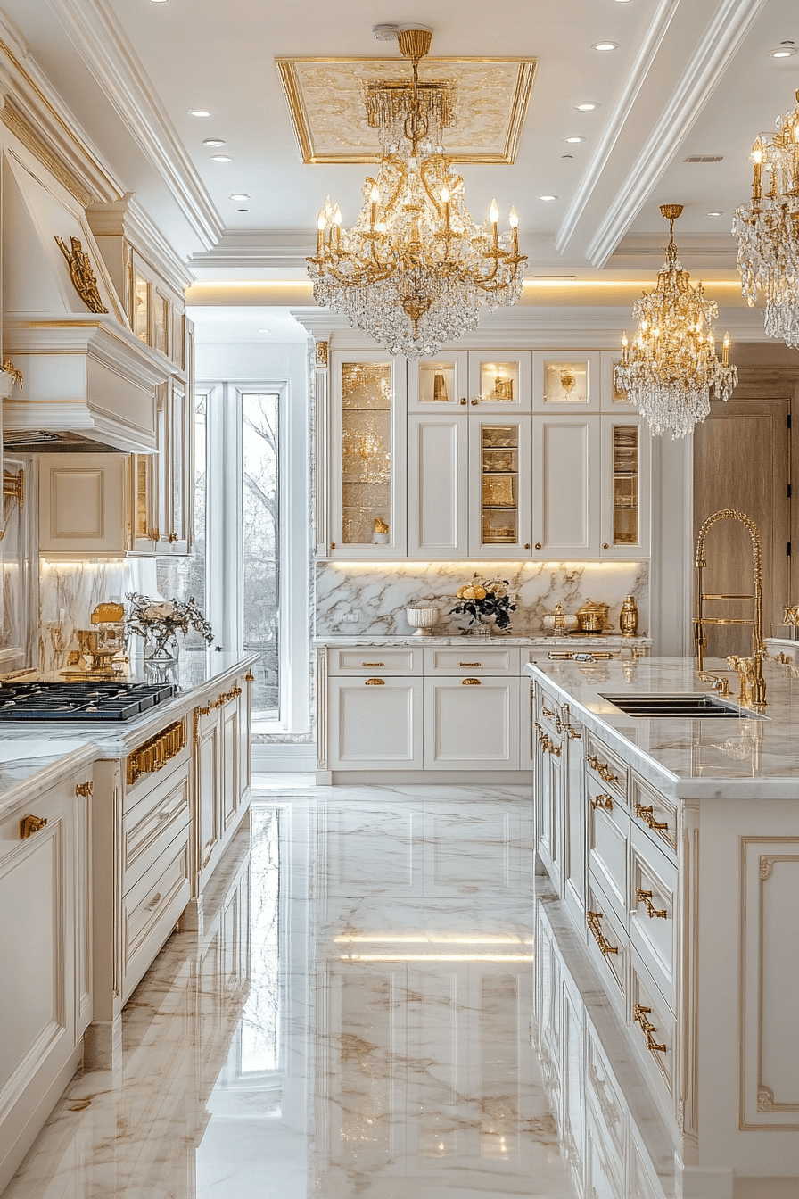neoclassical kitchen