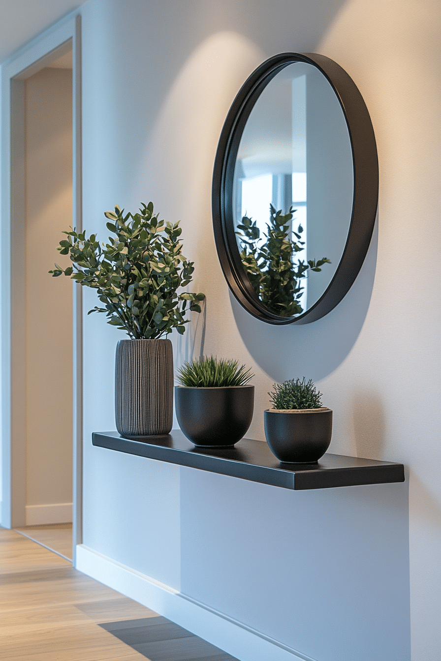 Small apartment entrance