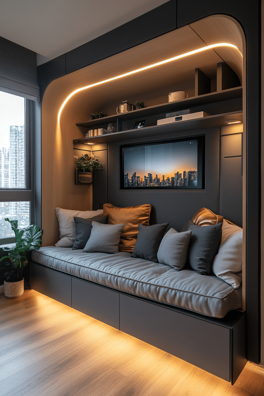 Tiny condo interior design