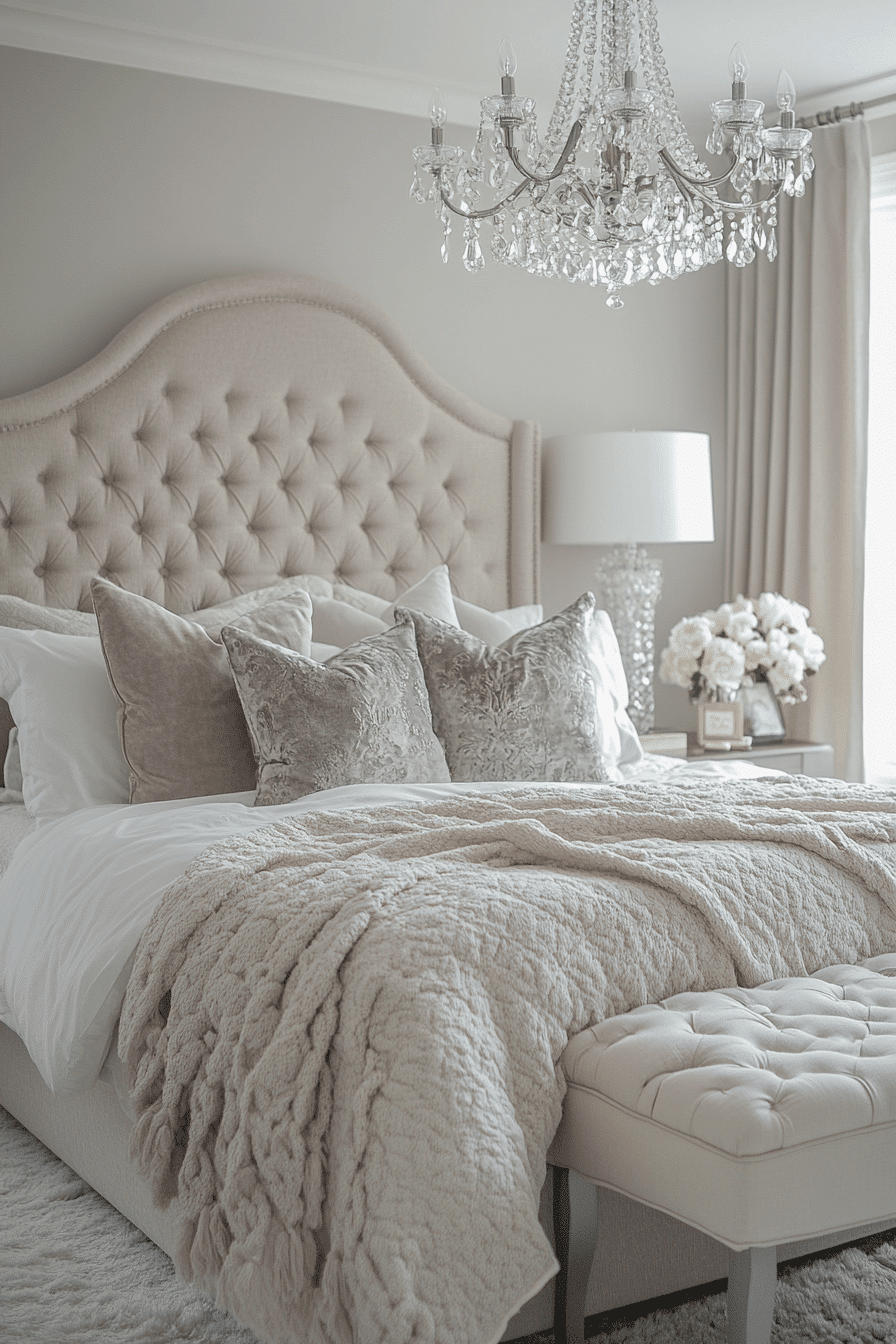 neoclassical bedroom