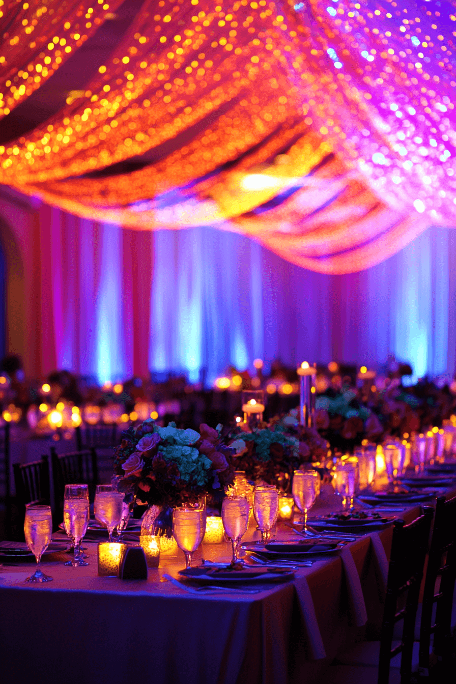 moody romantic wedding decor
