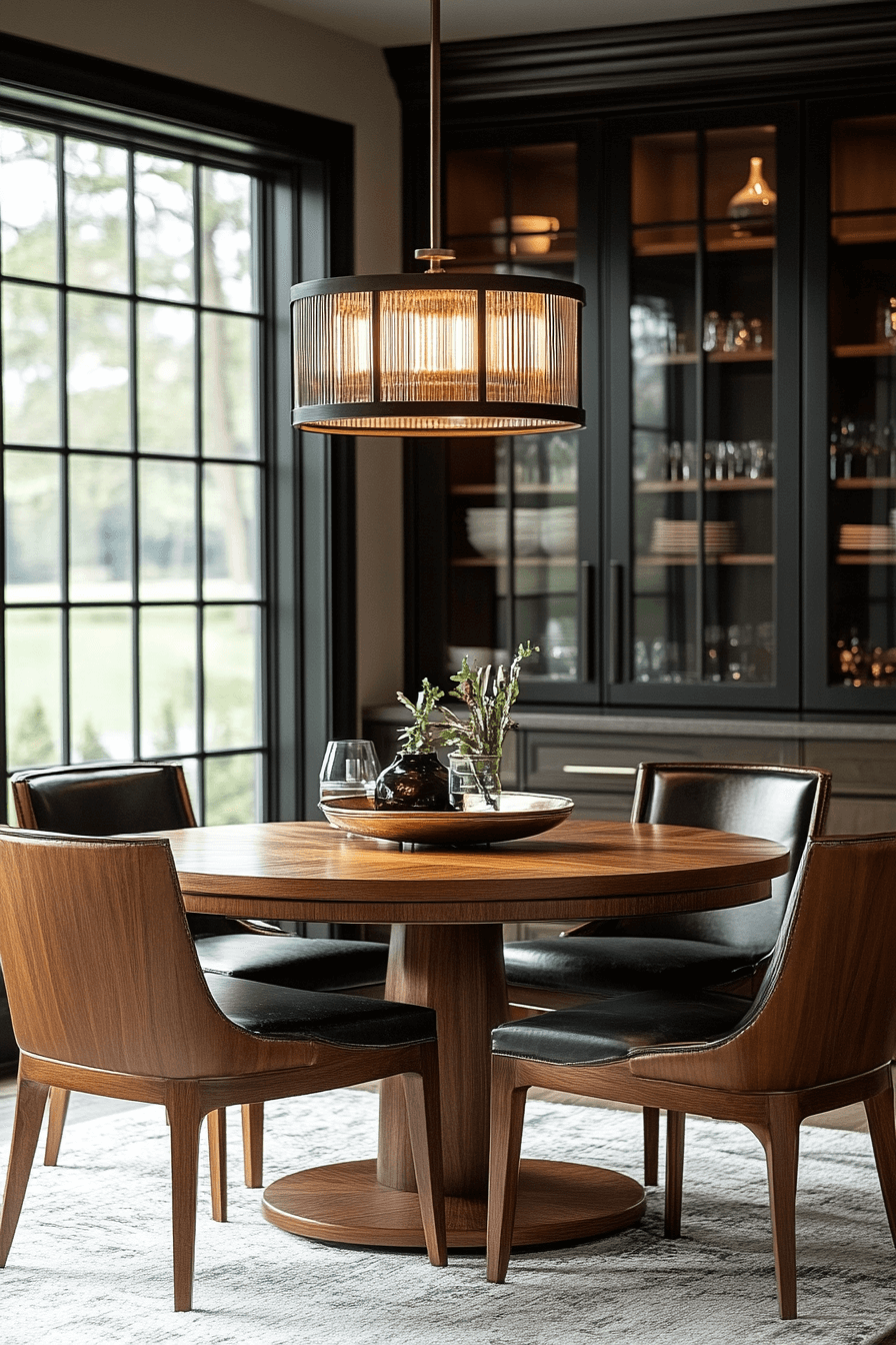 modern vintage dining room