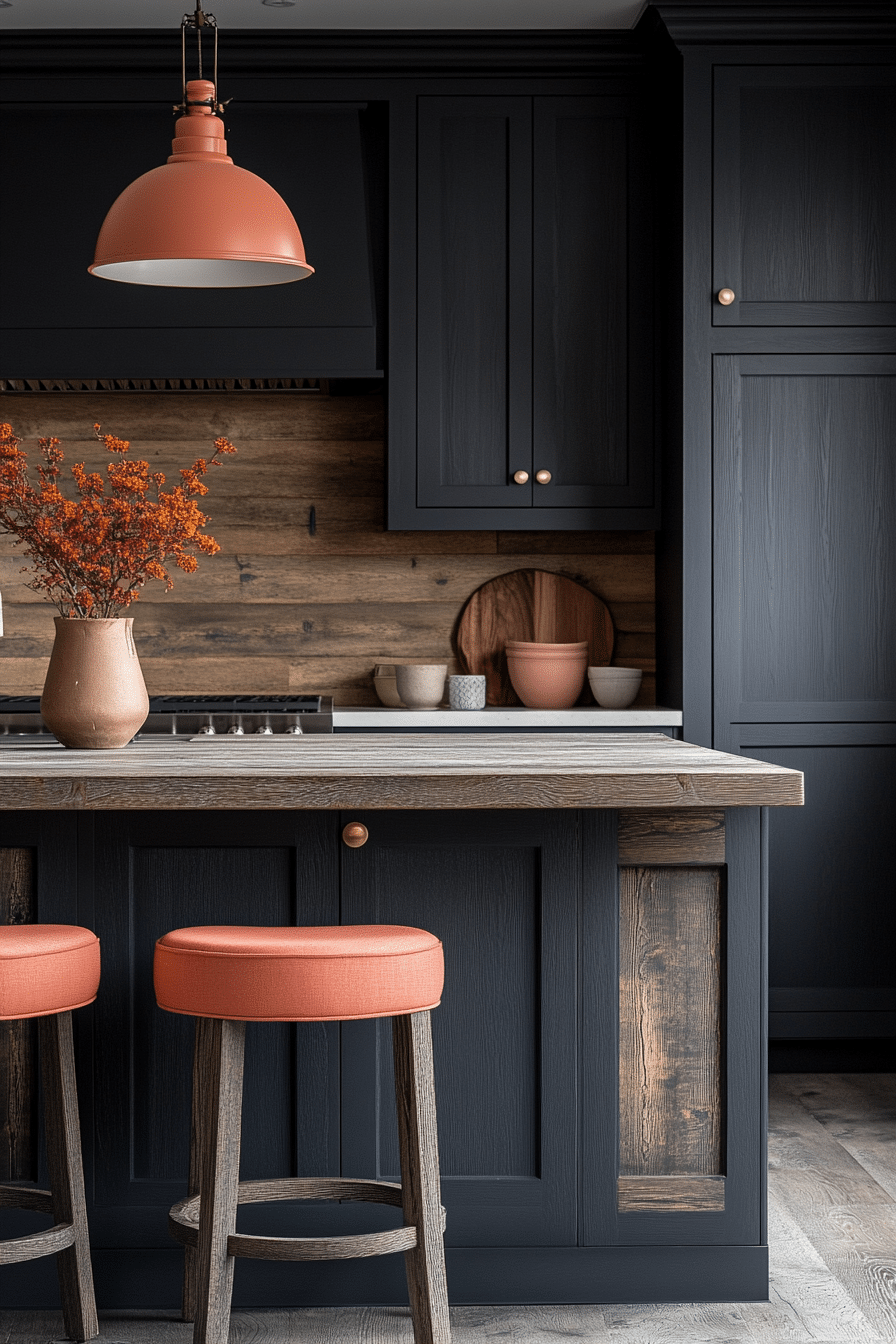 moody farmhouse kitchen