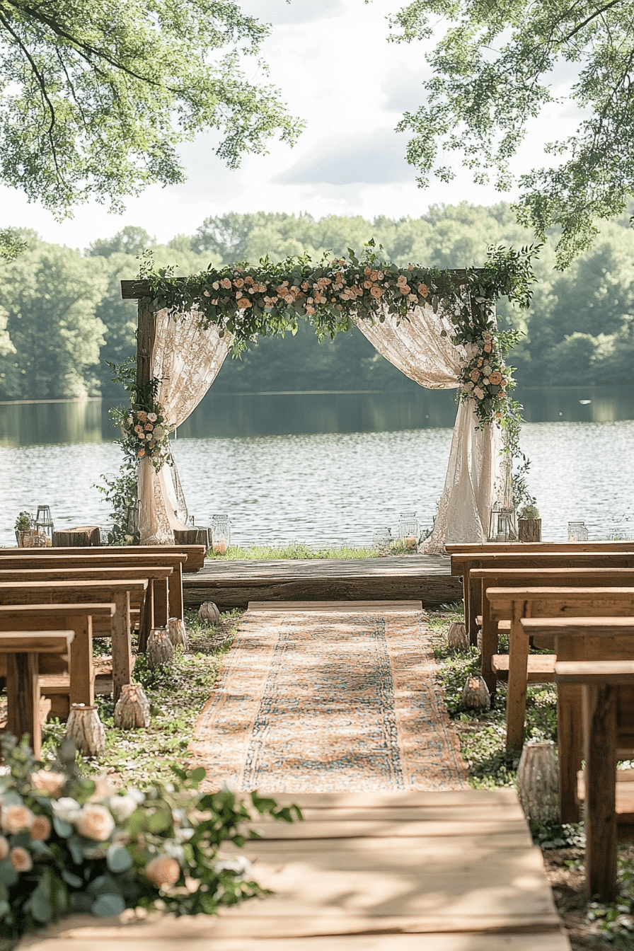 boho rustic wedding decor