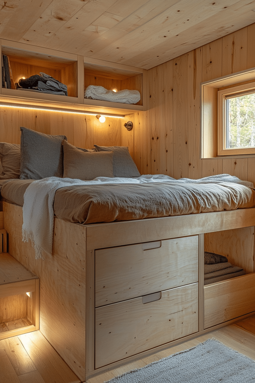 Tiny Cabins Interiors