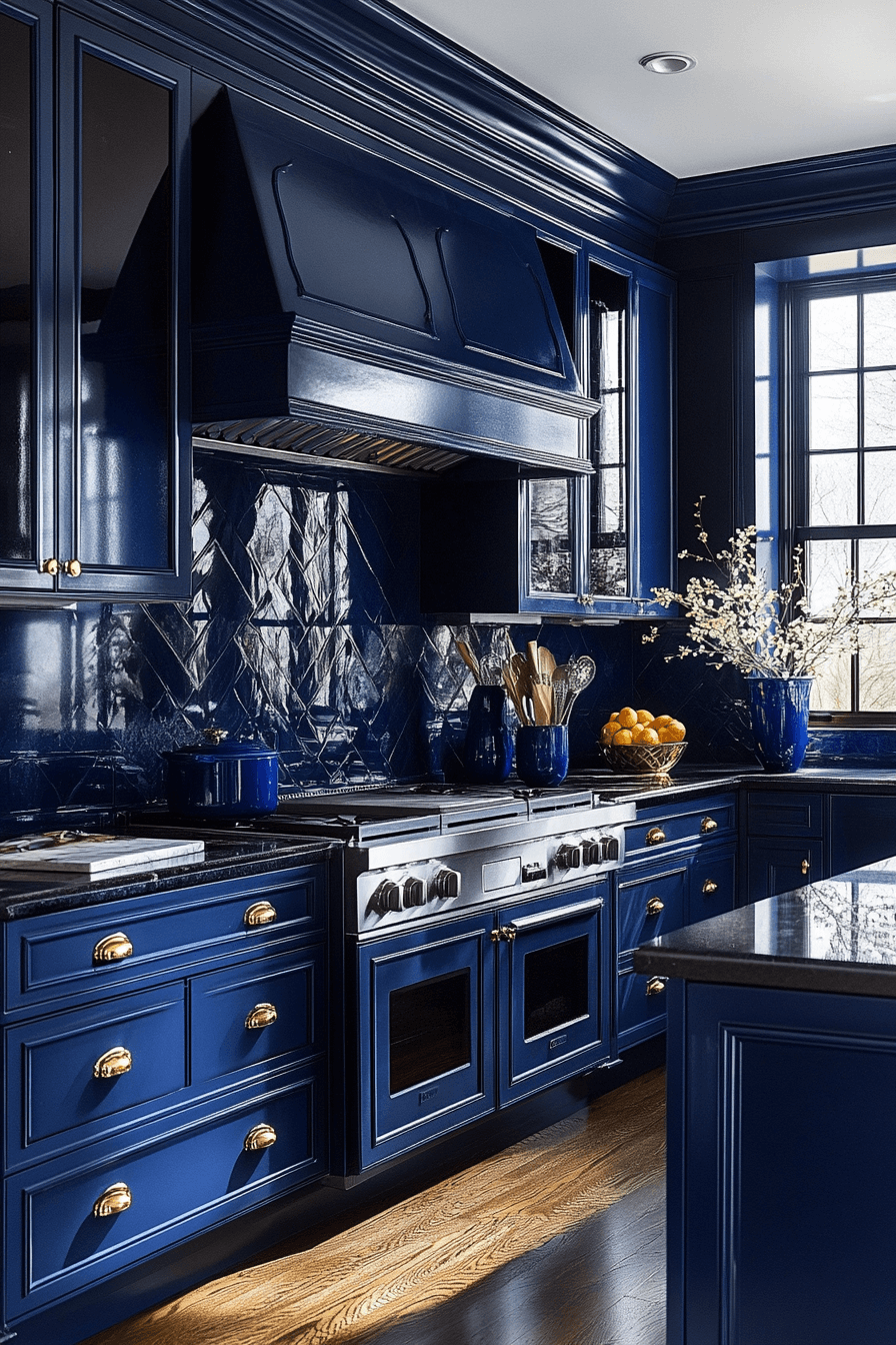 dark kitchen aesthetic