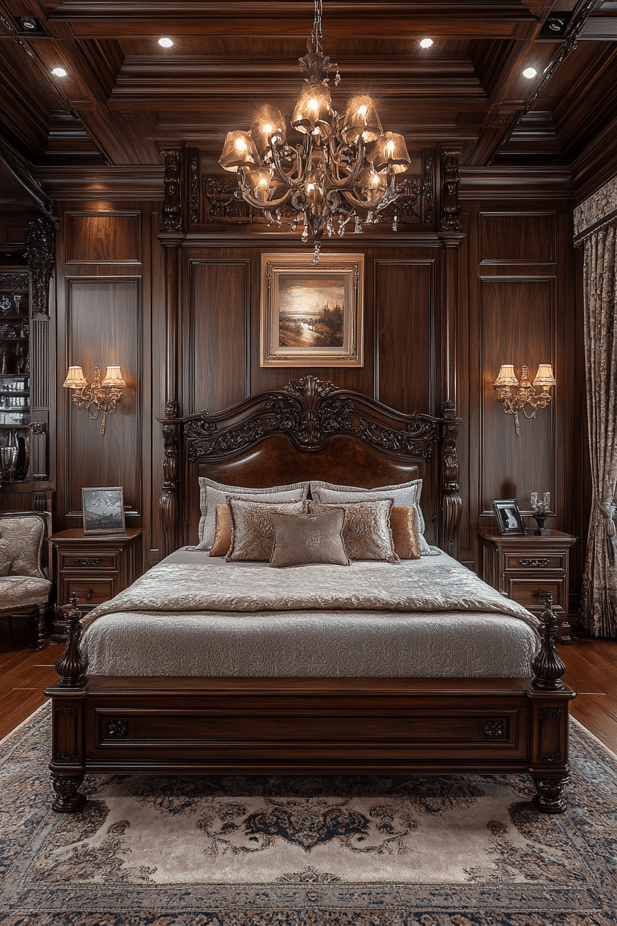 Luxury bedroom master