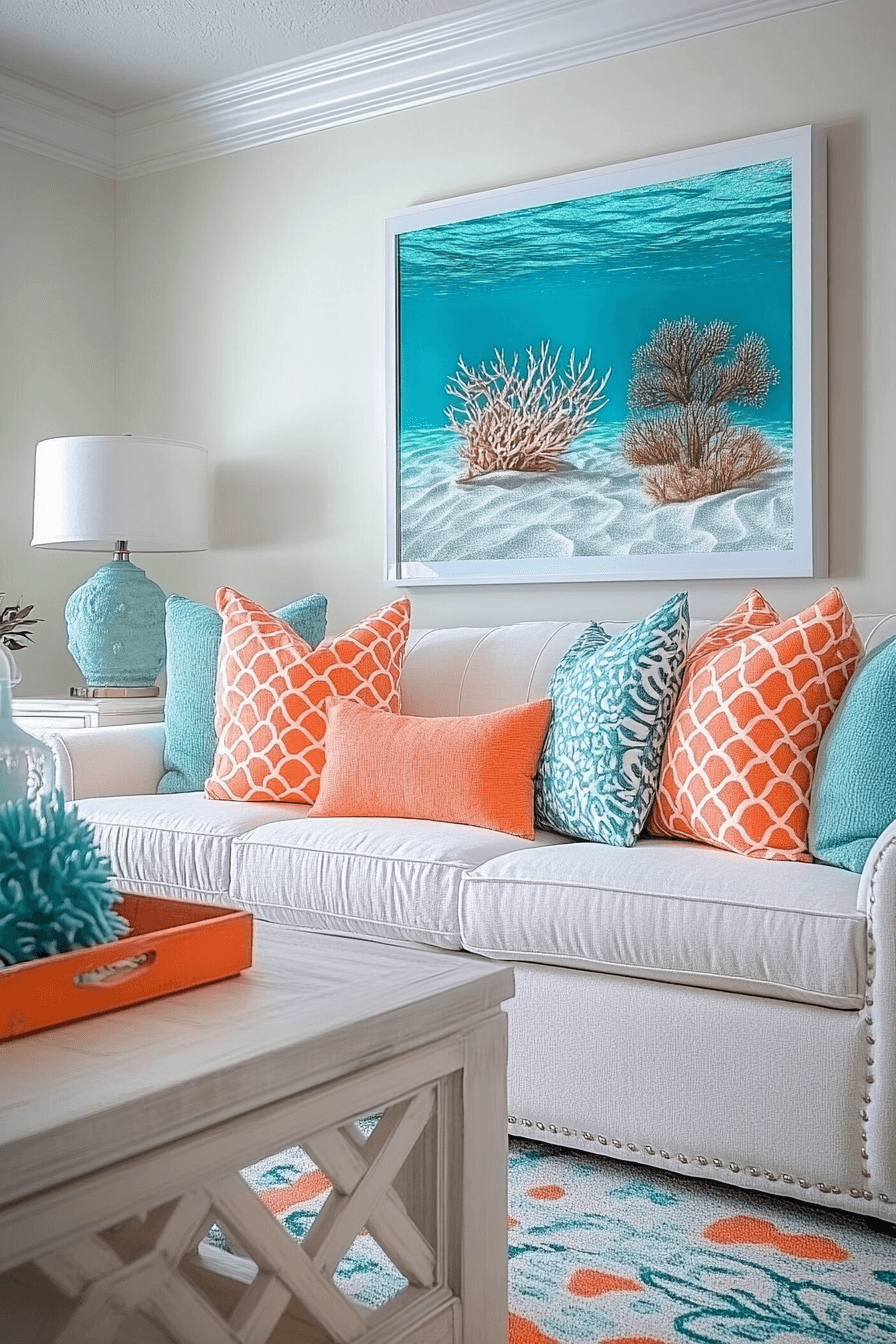 tropical living room