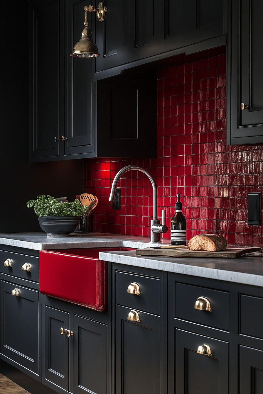 moody farmhouse kitchen