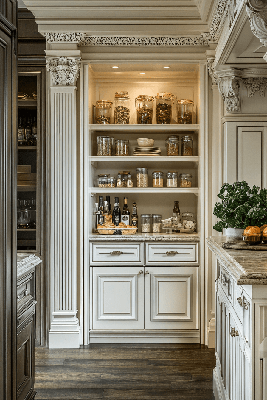 neoclassical kitchen