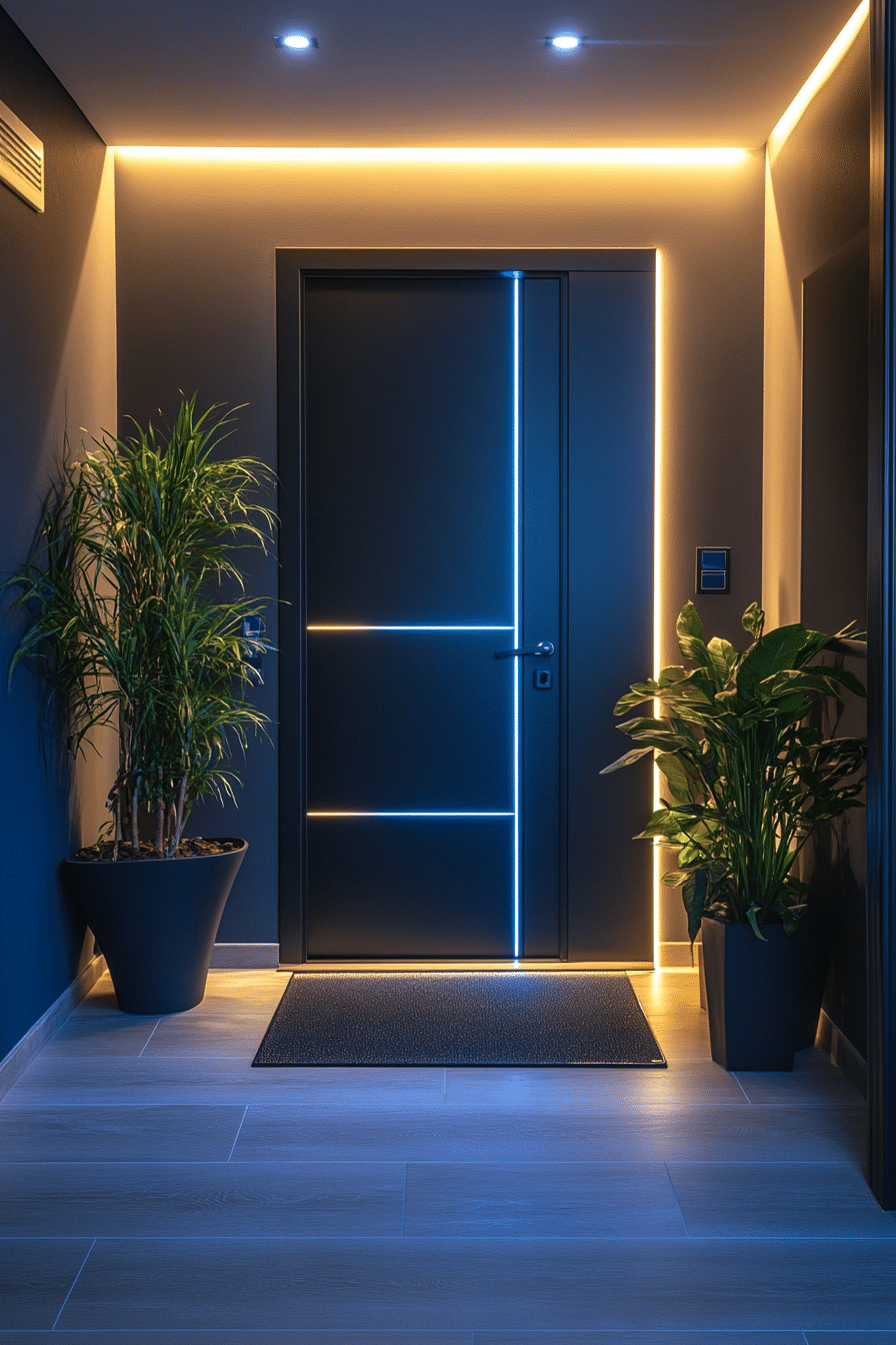 Small apartment entrance