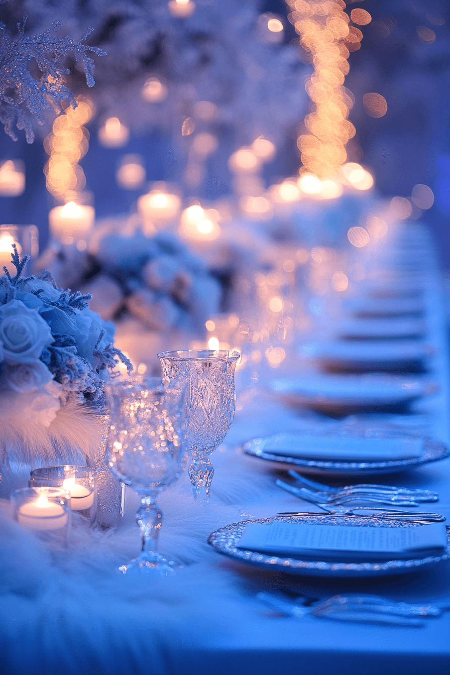 moody romantic wedding decor