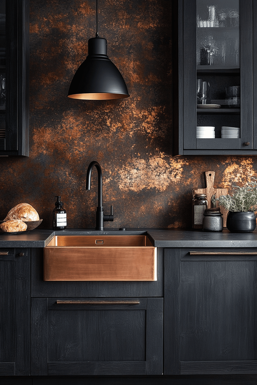 moody cottage kitchen