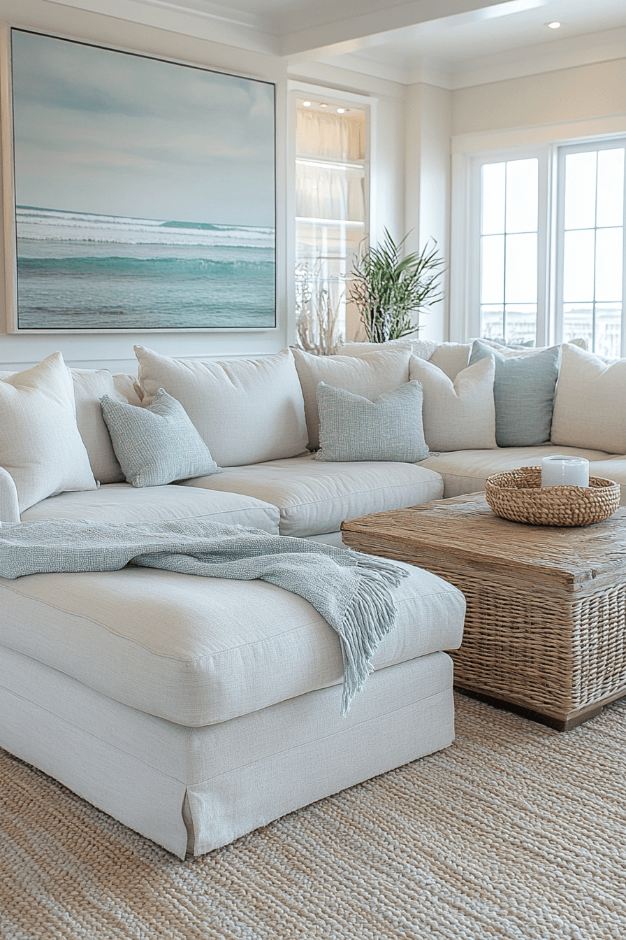 tropical living room