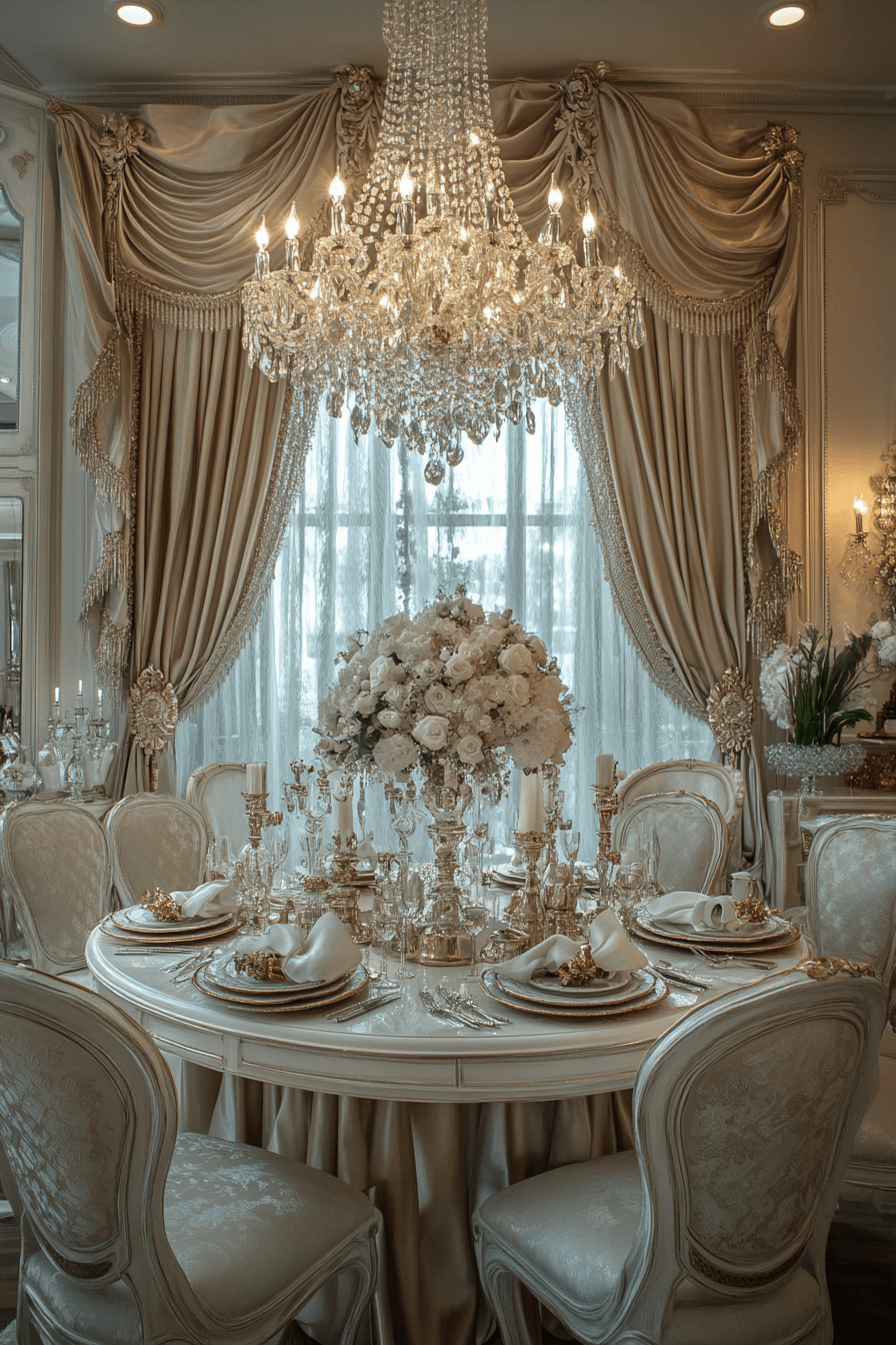 modern vintage dining room