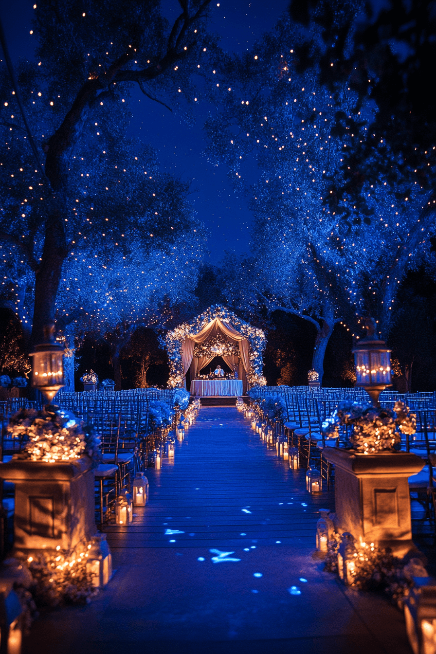 moody romantic wedding decor