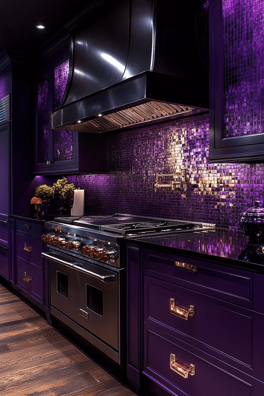 dark kitchen aesthetic